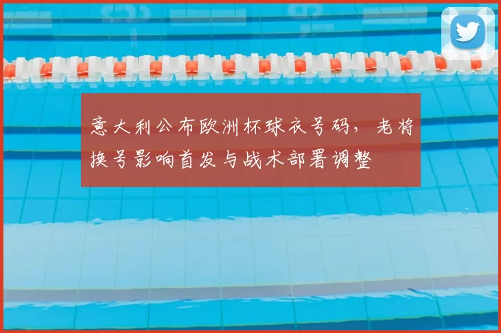 意大利公布欧洲杯球衣号码，老将换号影响首发与战术部署调整